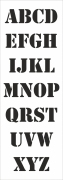 Mehrwegschablone Buchstaben 3